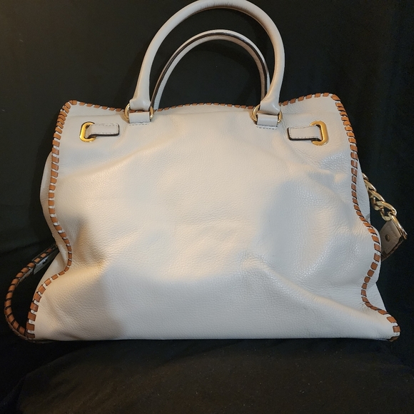Michael Kors white Hamilton satchel/tote - Picture 2 of 10